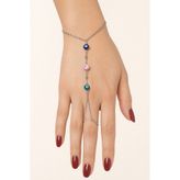 X-Lady Accessories Gümüş Renk Sıralı Göz Nazar Çelik Şahmeran - 3901