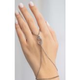 X-lady Accessories Gümüş Renk Vav Çelik Şahmeran - 3547