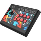 X8 Arcade Fight Stick - Klavye Benzeri Yön Tuşlarına Sahip Arcade Çubuğu, Mavi Anahtar Mekanik Tuşları, Turbo Fonksiyonu - Pc, Ps3, Ps4, Xbox ve Switch Için Arcade Savaş Denetleyicisi