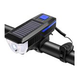 XBYC Bisiklet Ön/ışık Korna USB - Siyah - Mavi