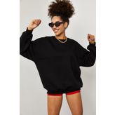 Xhan 02 1YZK8-12024 Siyah Kadın Sweatshirt