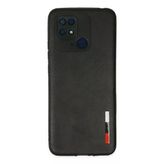 Xiaomi Redmi 10C Kılıf Loop Deri Silikon - Siyah - Siyah