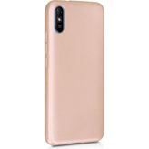 Xiaomi Redmi 9A Premium Silikon Kılıf Gold