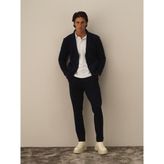 Xint Regular Fit Triko Yün Ceket - Lacivert