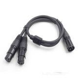 Xlr Y kablo ( 1 erkek-2 dişi)