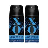 Xo Absolute Blue 2x150 ml Erkek Sprey Deodorant