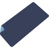 Xrades Deri Laptop Bilgisayar Için Geniş S Masa Matı Deri 80X40 cm Lacivert Mouse Pad