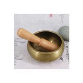 XTRIKE ME Meditasyon Çanı Yoga Çanı Tibet Çanağı Singing Bowl Pirinç Malzemeli 14*8 Cm