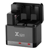 Xvive Battery Charger Case + 3 Pil