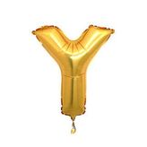 Y Harf Altın 100 cm Folyo Balon