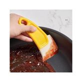 Yağ - Leke Kazıyıcı Mini Silikon Spatula Plastik Saplı - 1 Adet