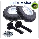 Yağmur Çapa Teker Aks Takımı 400X8 27Mm Hediyeli Ürün