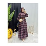 YAĞMUR MODA GİYİM Dünya Elbise Bordo