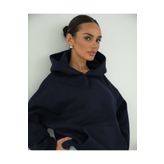 YAKAMEL Basic Baskısız Düz Okul Sweatshirt