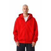 YAKAMEL Erkek Basic Unisex Tam Fermuar Sweatshirt Hırka