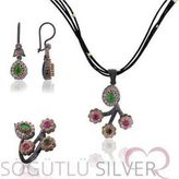 YAKUT ZÜMRÜT ÜÇLÜ SET