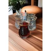 Yaldızlı Galata Çay Bardağı 6'lı 175 Cc, Şık ve Zarif Tasarım, Modern ve Kullanışlı Set - Seçenek 1
