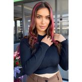 Yan Çıt Çıt Postiş / Bordo Renk Dalgalı / 50cm-(2 Adet)