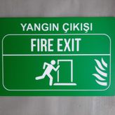 Yangın Çıkışı Tabelası