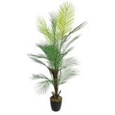 Yapay Ağaç Areka Ağacı Palmiye Ağacı Salon Bitkisi Doğal Palmiye Lifi Gövde 130 cm 20 Yaprak