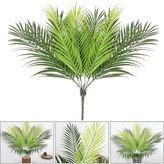 Yapay Bitki 9 Dallı Palmiye Yaprağı Demeti 50 cm - Yeşil
