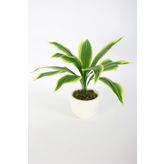 Yapay Çiçek Deposu Saksıda Uzun Yapraklı Yapay Bitki 42 cm Model-10