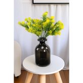 Yapay Çiçek Deposu Yapay Bitki 5 Dallı Turmalin Bitki Demeti 30 cm Sarı