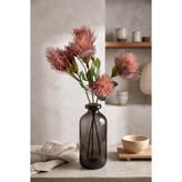 Yapay Çiçek Deposu Yapay Bitki Pincushion Dalı 55 cm Mor-Lila