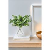 Yapay Çiçek Deposu Yapay Tozlu Mineli Pıtırcık Bitkisi 38 cm Beyaz