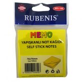 Yapışkanlı Not Kağıdı Sarı