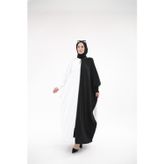YARASA ABAYA & Siyah Beyaz -2328