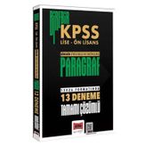 Yargı 2026 Birebir KPSS - Lise - Önlisans Paragraf Tamamı Çözümlü 13 Deneme Yargı Yayınları