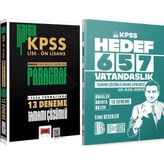 Yargı Yayınevi Hedef 657 Vatandaşlık 18 Deneme - 2026 Birebir Kpss - Lise - Önlisans Paragraf 13 Deneme