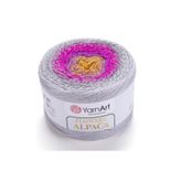 Yarnart 415Flowers Alpaca Ebruli El Örgü İpi