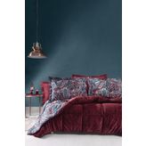 Yataş Bedding Barlett Çift Kişilik Bordo Triola Set