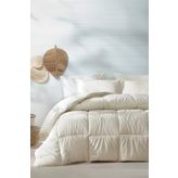 Yataş Bedding Macaron Krem Çift Kişilik Yorgan Seti