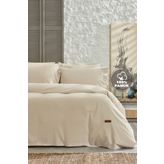 Yataş Bedding Plain Ranforce Bej Çift Kişilik Nevresim Takım