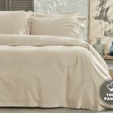 Yataş Bedding Plain Ranforce Bej Çift Kişilik Nevresim Takım