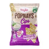 Yayla Popnays Cips Ekşi Krema & Soğan Üçgen Thin Cips 80 Gram