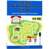 Yaz-sil Labirent Bulmaca Kitabı 34 Süper Labirent Bulmaca