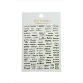 Yazılı Tattoo Dövme Sticker