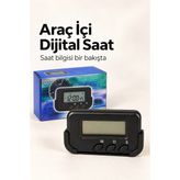 Yazline Global Takvim Özellikli Araç Içi Saat Alarmlı Dijital Gösterge - Renkli
