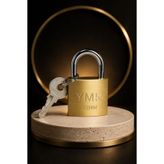 YB Home YMK 32 mm Asma Kilit – Valiz, Spor Dolabı, Kutu ve Çekmece Kilidi – 3 Anahtarlı (Gold/Sarı)