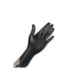 YCKTEDARİK Tırtıklı Extra Kalın Siyah Nitril Eldiven 50'li Paket - XLarge