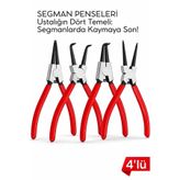 YEB 4 Lü Segman Pense Seti Sekman Pense