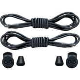 YeferStore Yefer Store Akıllı Bağcık, Pratik Lastikli Ayakkabı Bağcığı, Spor, Çocuk, Klasik ve Bot Bağcığı, 1 Çift - Siyah