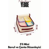 Yegge 5'li Mini Bavul Düzenleyici Set Valiz Içi Düzenleyici Hurç Seti – Seyahat Çantası Organizer Seti