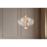 Yel 4 Led Avize, Gold