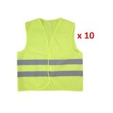 YELEK REFLEKTÖRLÜ SARI 10 LU PAKET