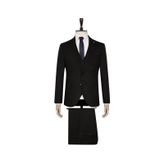 Yelekli Siyah Slim Fit Takım Elbise